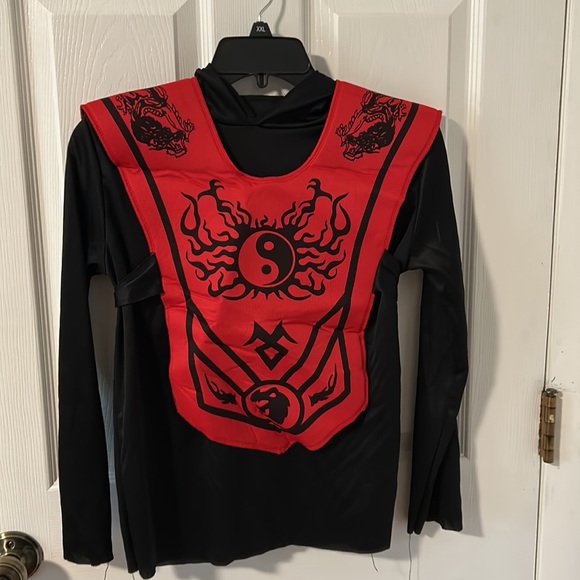 Complete ninja boys costume size large L (10-12) - Picture 2 of 7
